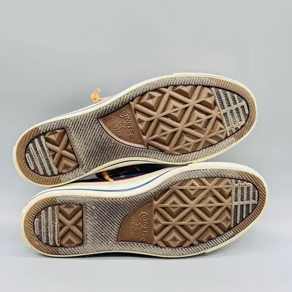 Converse Shoes Womens 7 Blue Canvas All Star Shoreline Slip On Sneakers Casual - Picture 8 of 10